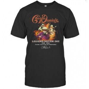 Legend Never Die Charlie Daniels 1936 Signature T-Shirt